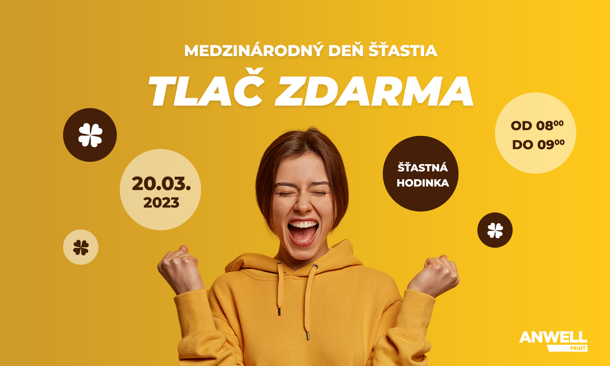 Maloformátová TLAČ ZADARMO počas šťastnej hodinky!